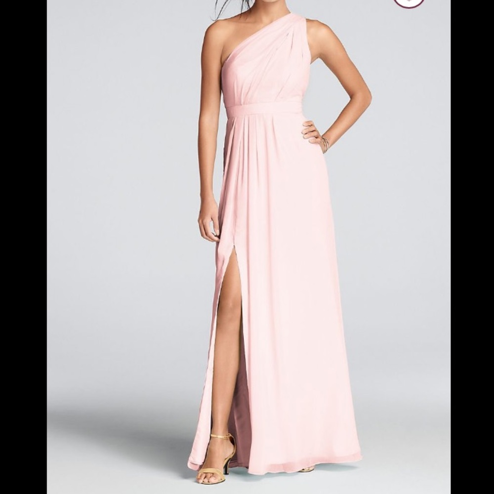 David’s Bridal Petal Pink Dress